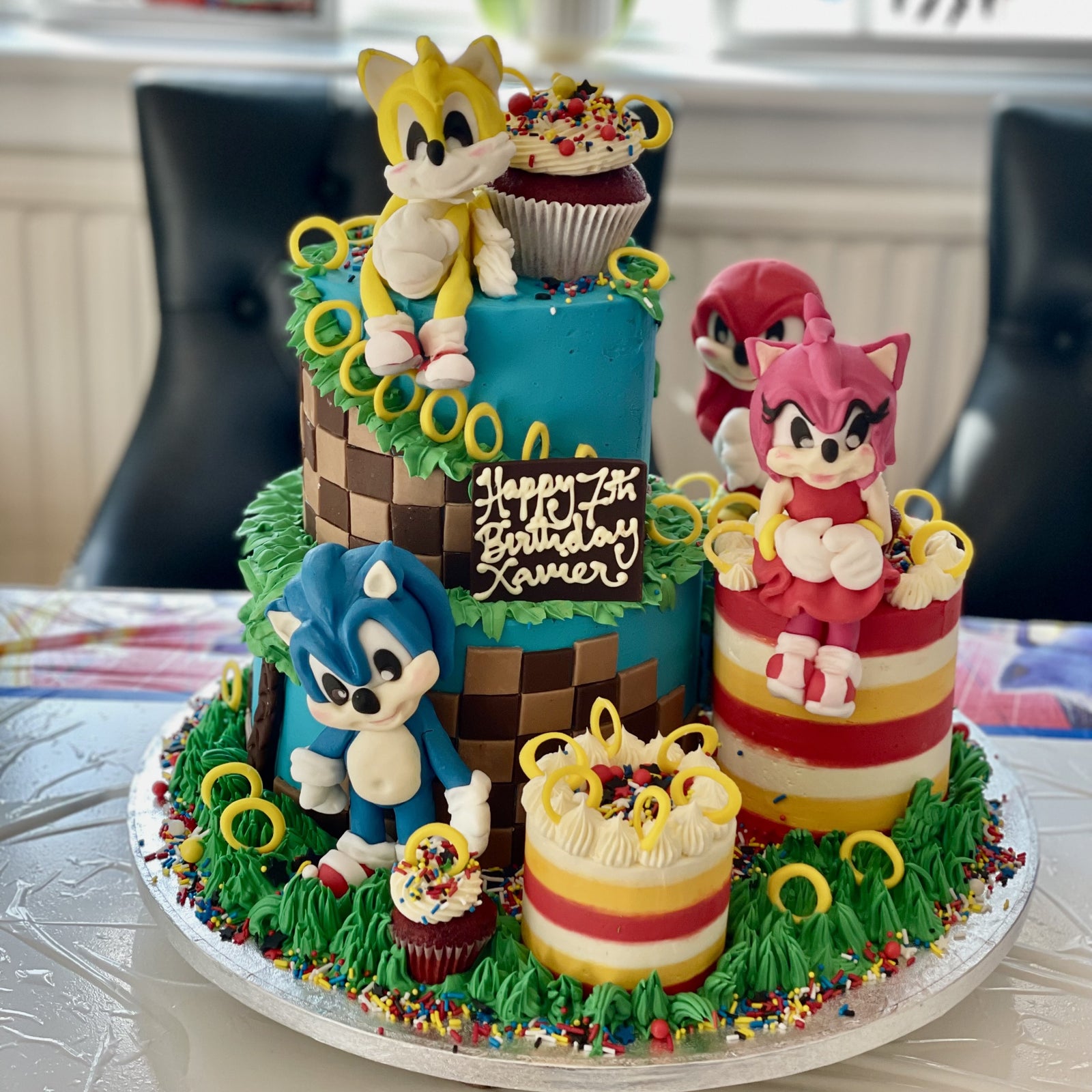 Sonic Hedgehog Birthday Cake