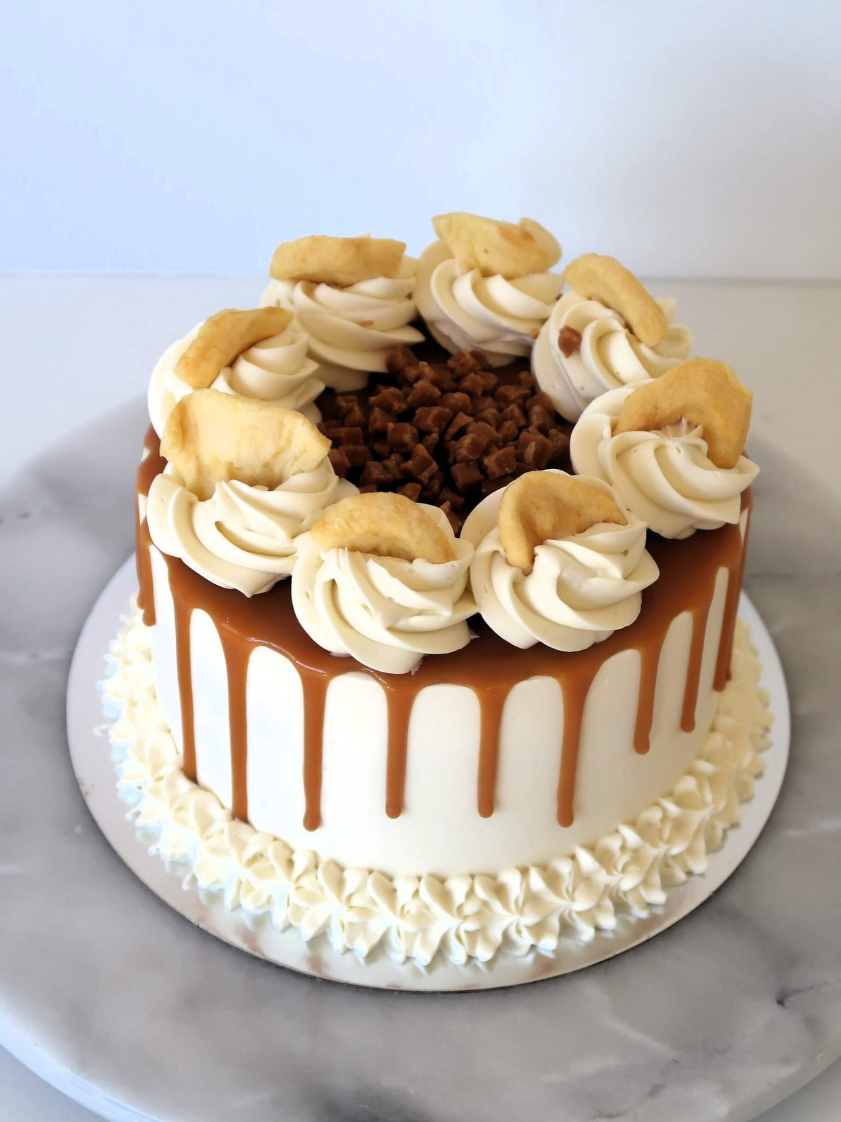 Best Salted Caramel Apple Cake London Surrey Delivered edit