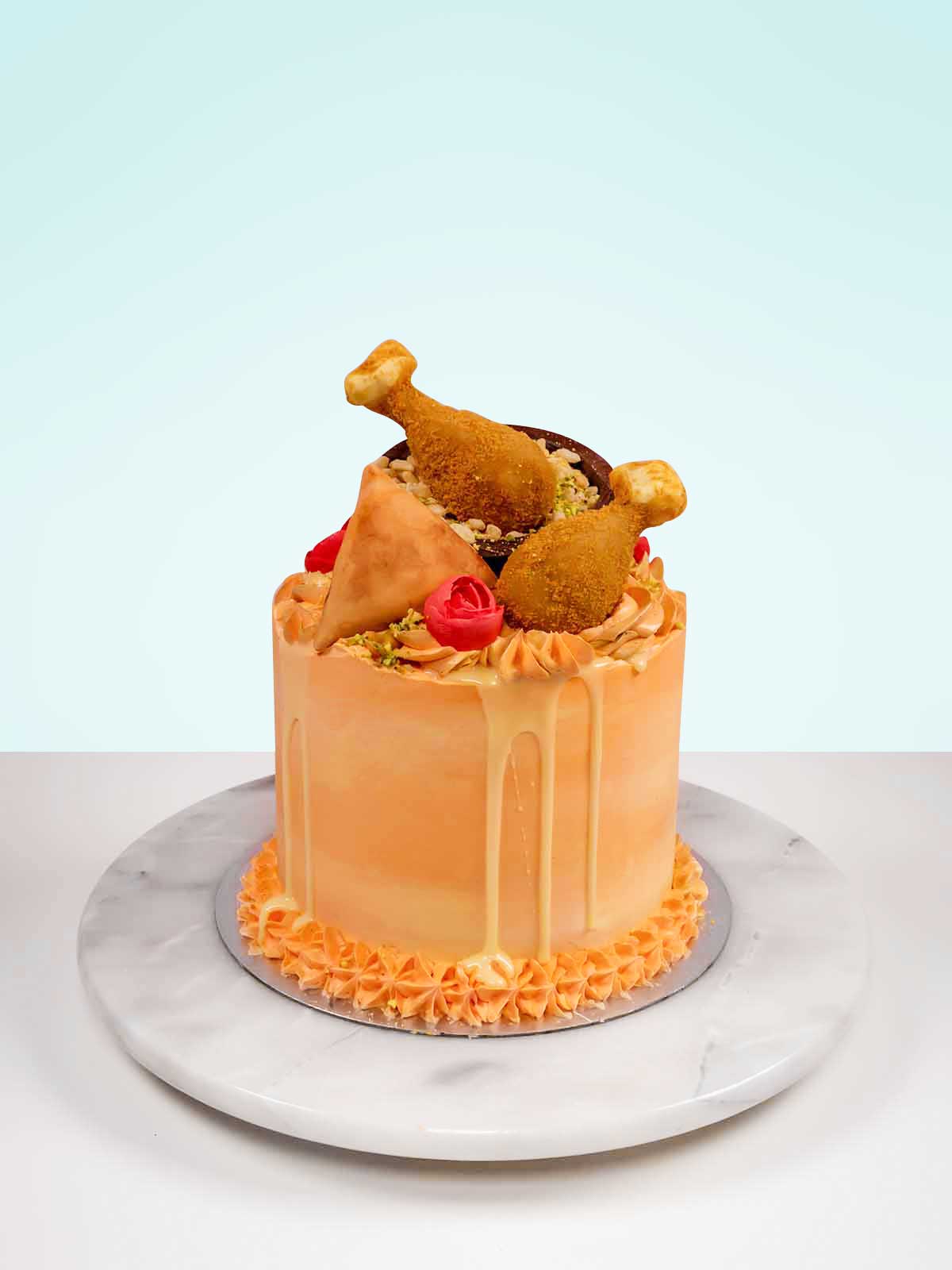 Chicken Biryani cake | Miniature food, Food, Cake decorating