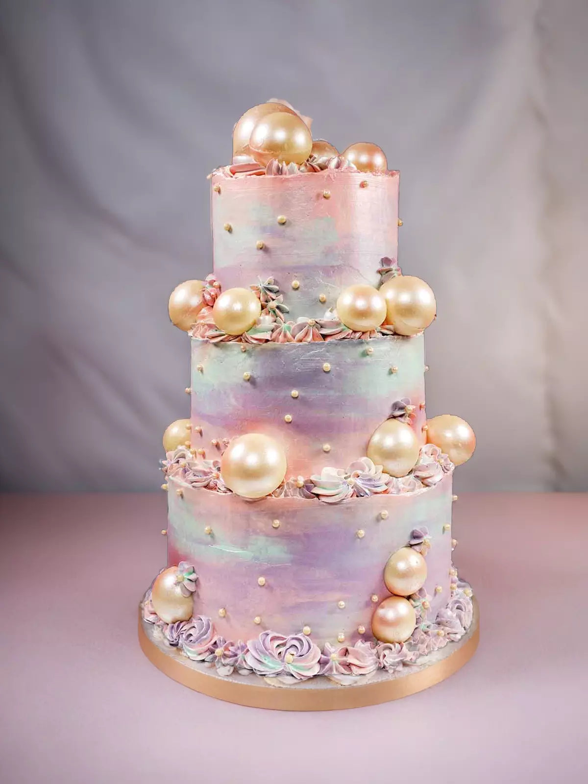 Bubbles Wedding Cake