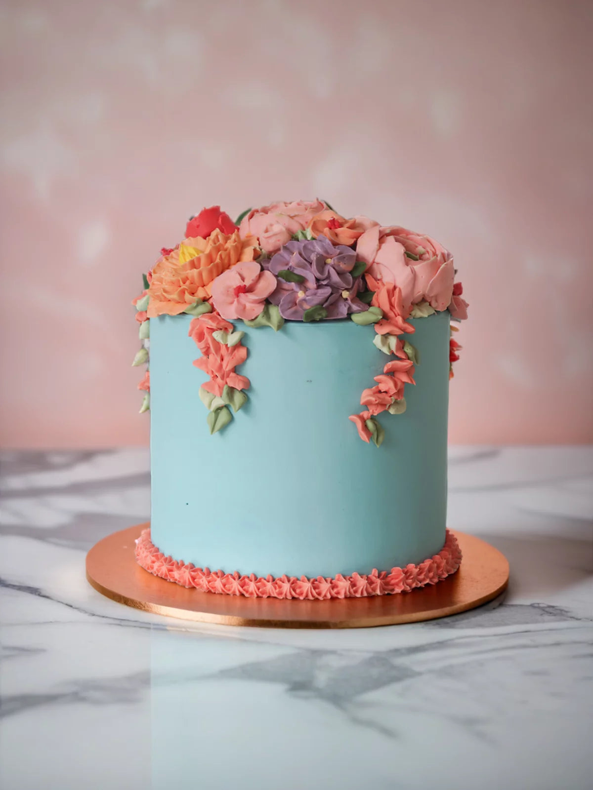 Buttercream Bloom Bouquet Cake