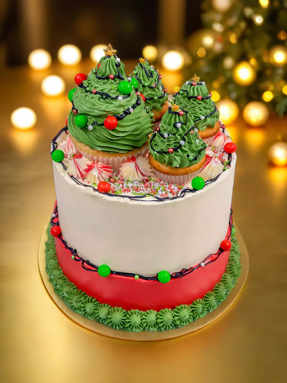 Christmas Tree Cake