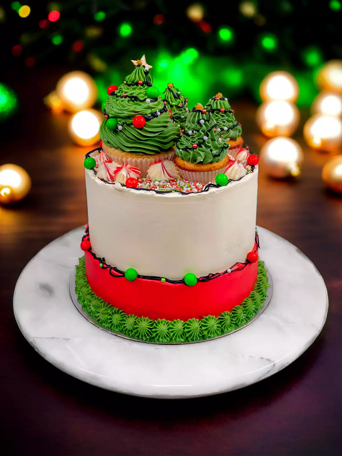 Christmas Tree Cake