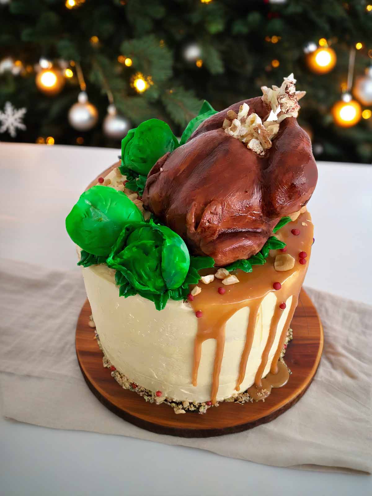 Christmas Turkey Cake