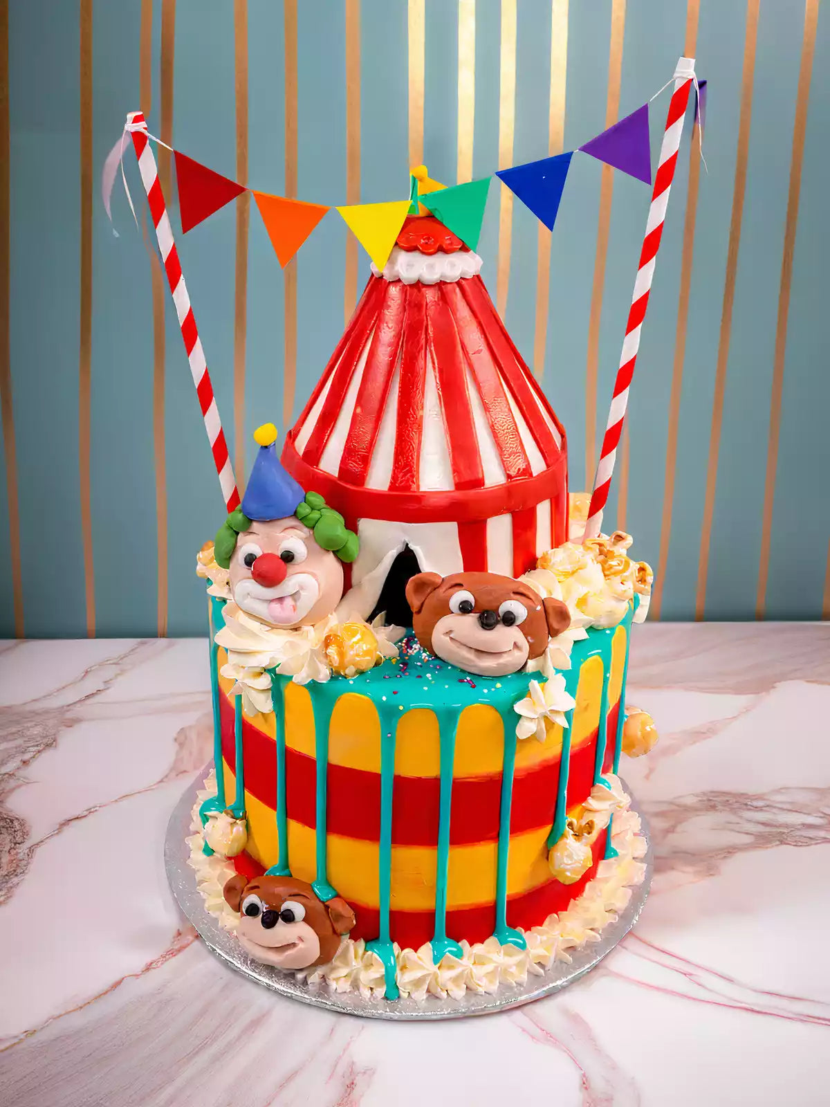 Circus Clown Cake Delivered