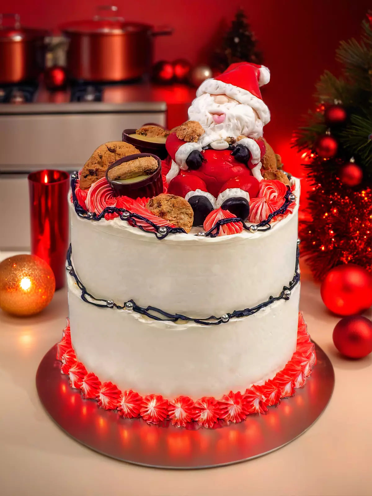 Disco Santa Cake 