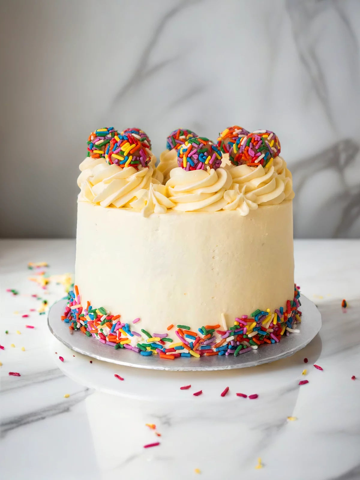 Funfetti Truffle Birthday Cake 