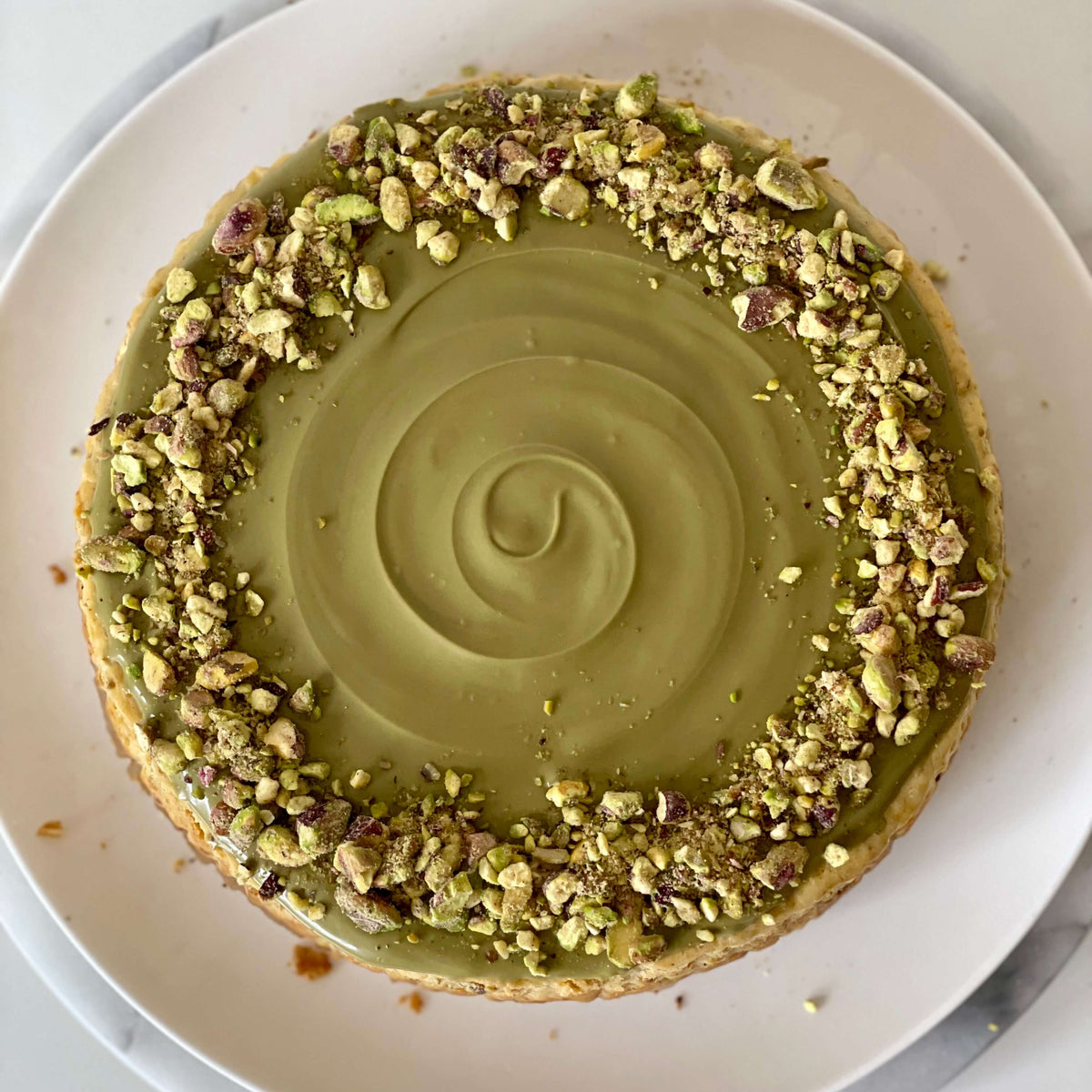 Gluten Free Baked Pistachio Cheesecake Recipe