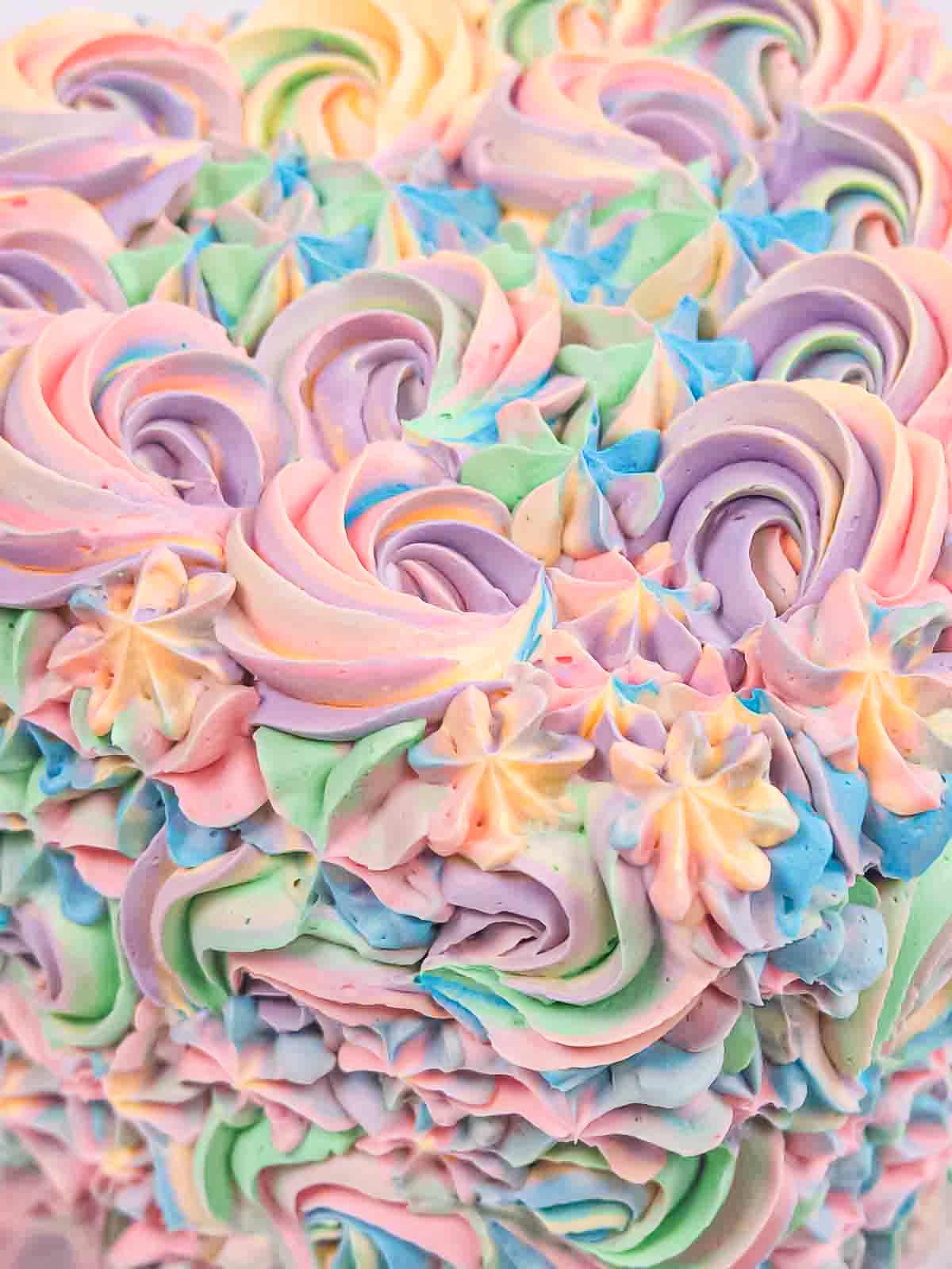 Pastel Swirl Heart Cake Near Me