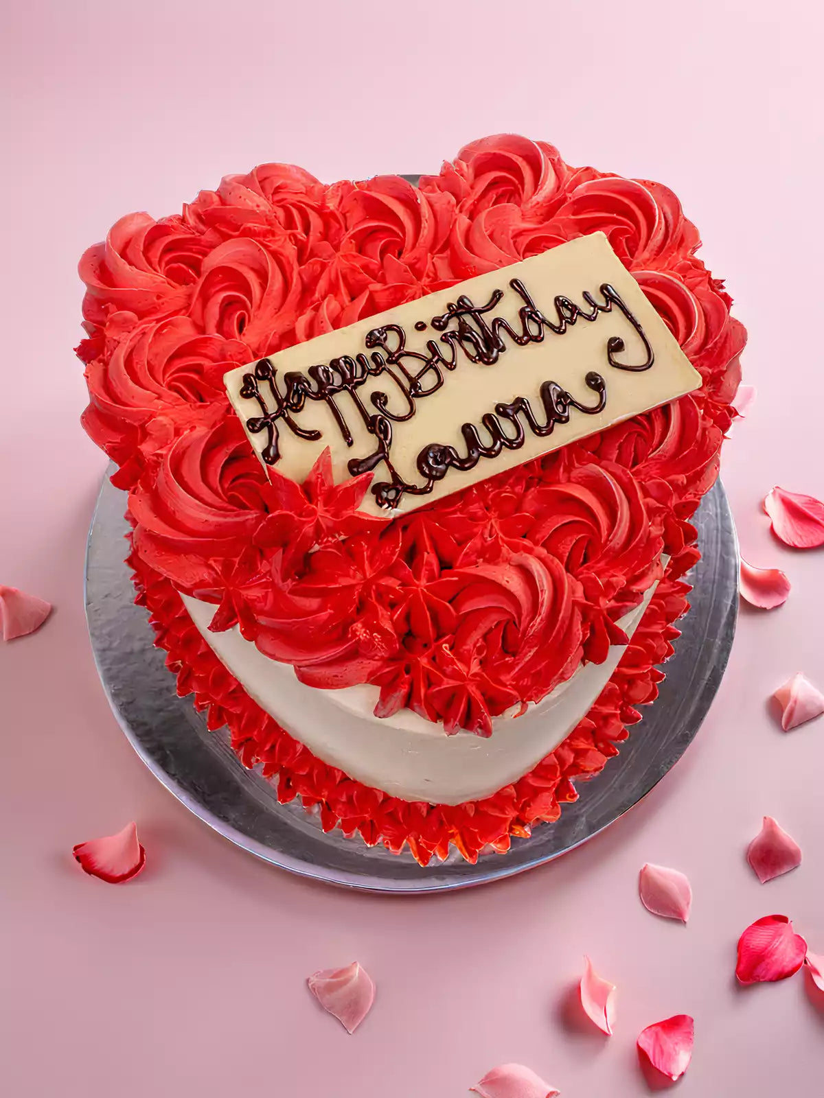 Heart Red Velvet Cake - Delivered