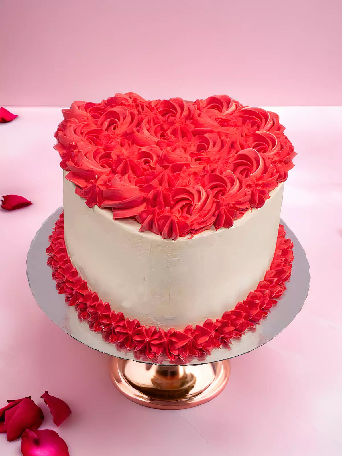 Heart Red Velvet Cake - London and Surrey