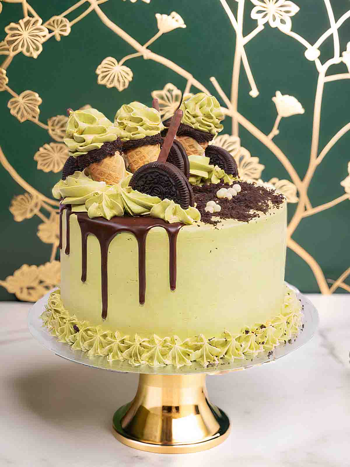 Matcha Oreo Cake - London and Surrey