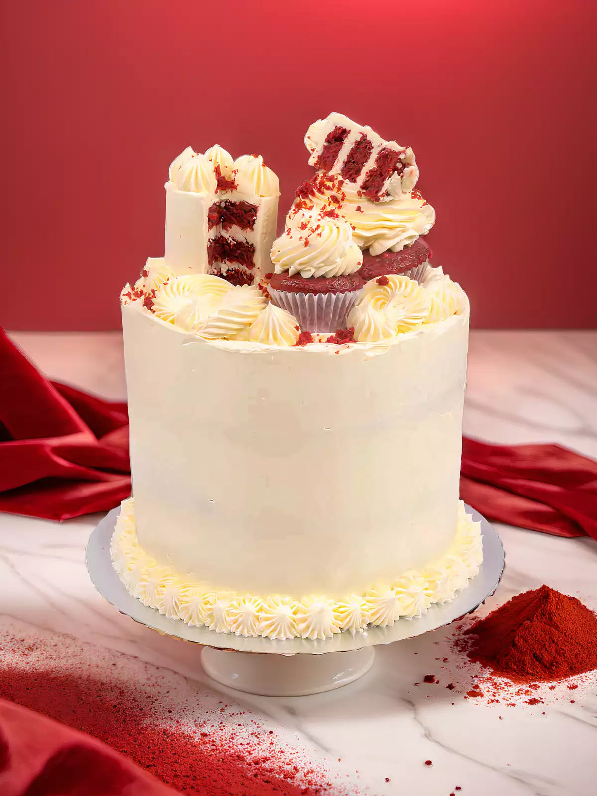 Meta Red Velvet Cake - London and Surrey