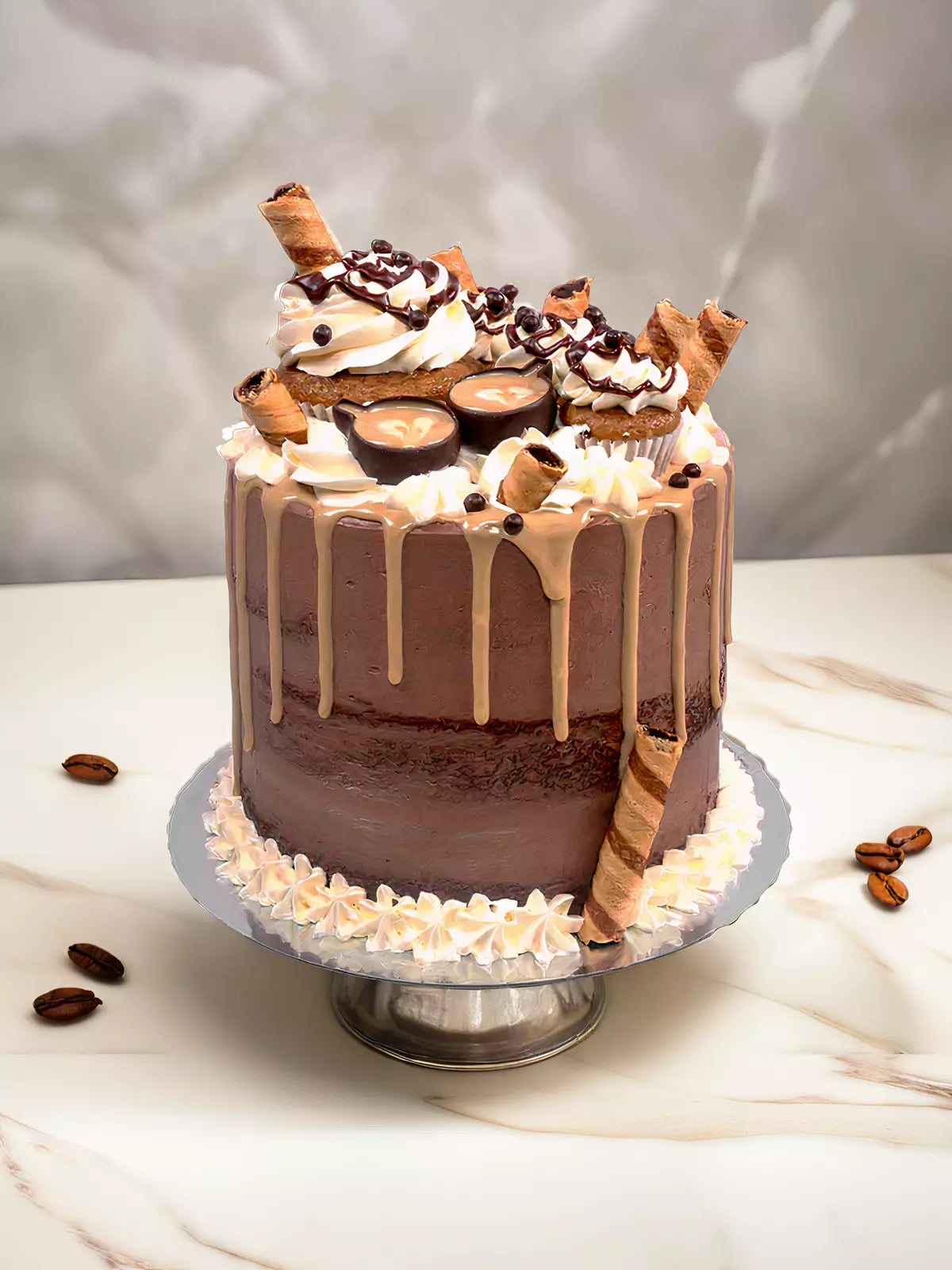 Mocha Frappe Cupcake Cake - London and Surrey