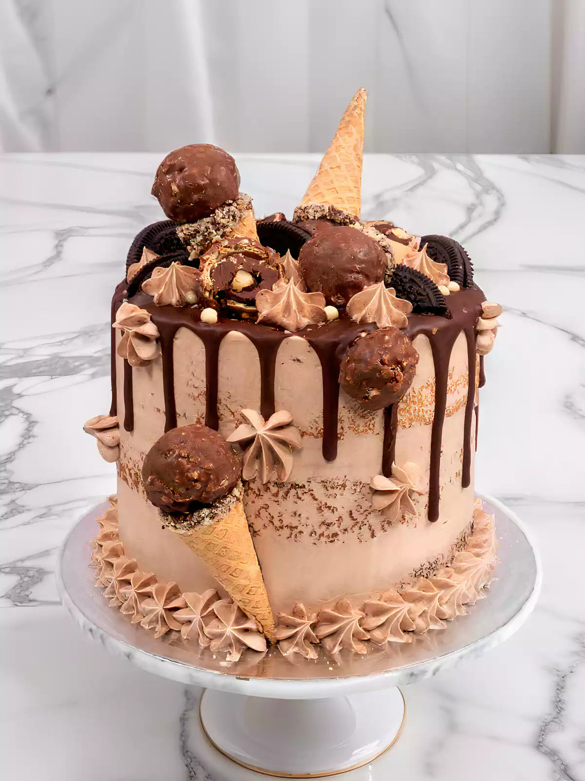 Nutella Ferrero Rocher Birthday Cake - London and Surrey