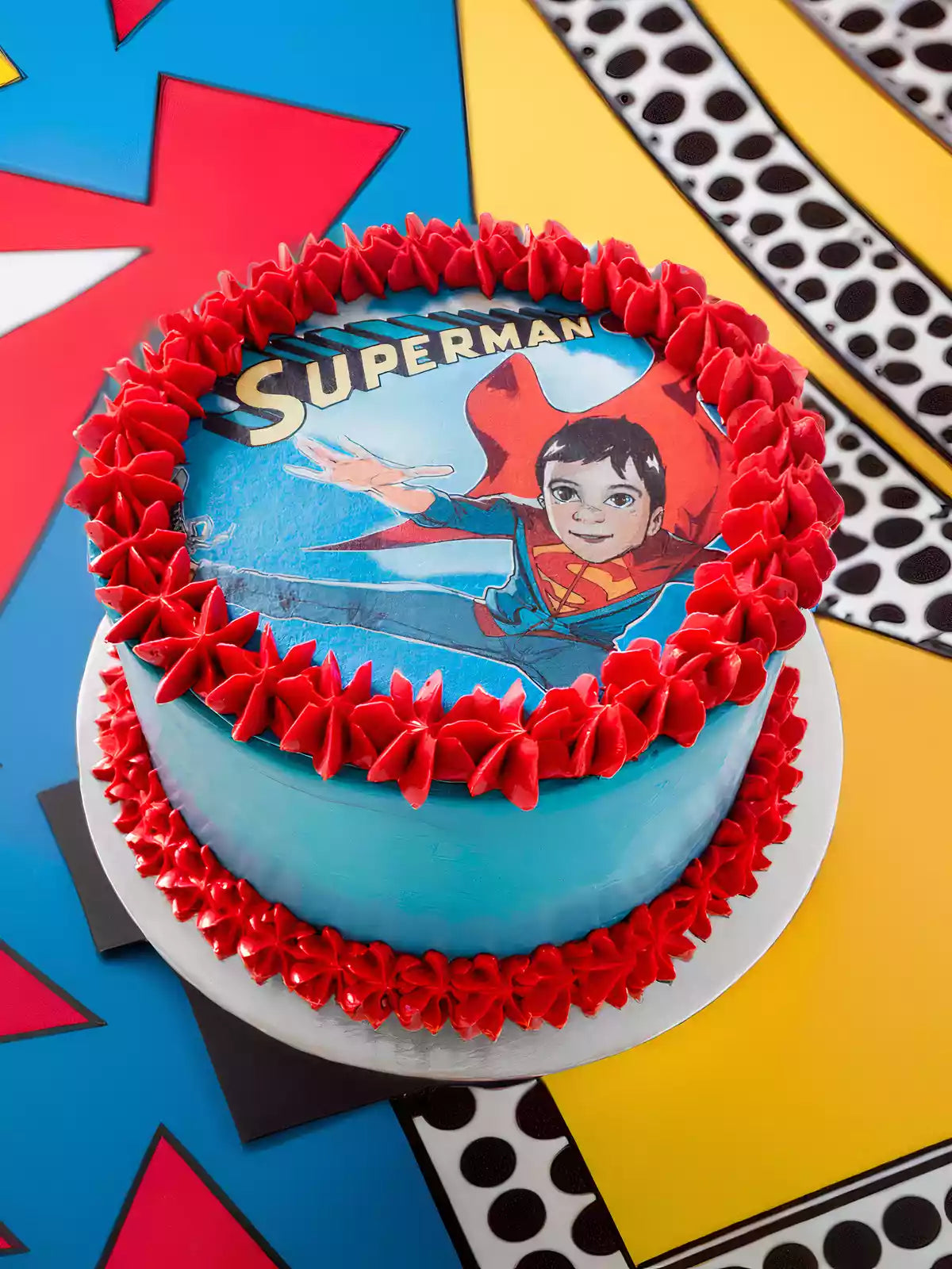 Personalised Superman Children's Cake