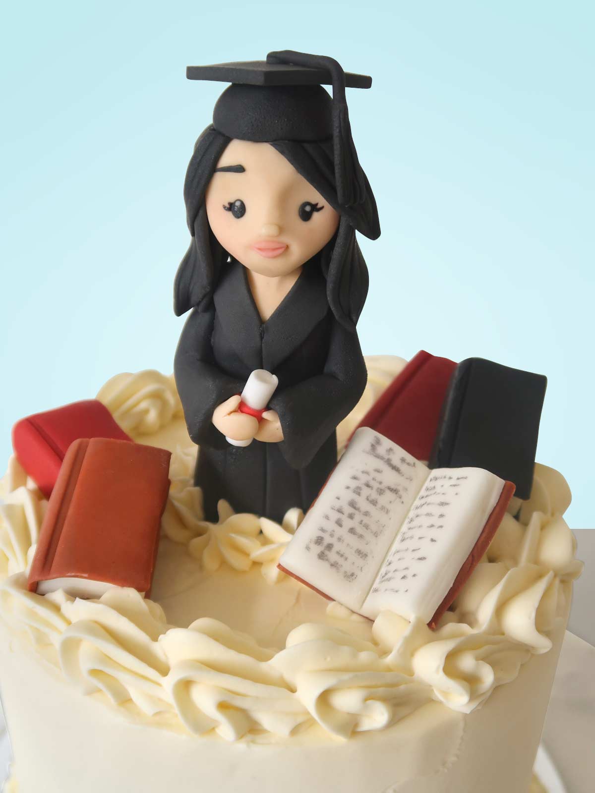 Personalised Bespoke Graduation Figurine Cake London Surrey