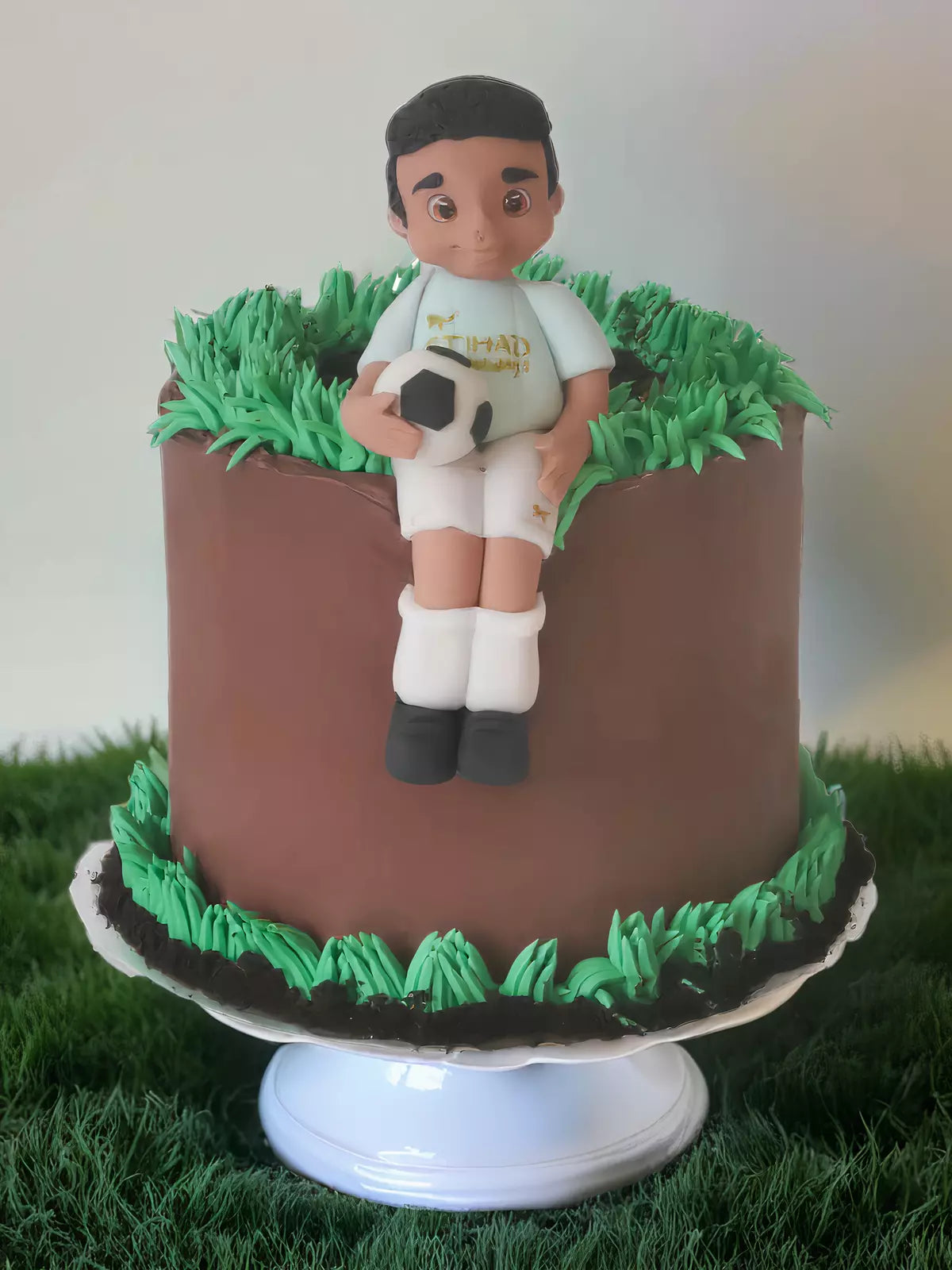 Personalised Footballer Cake Delivered Surrey and London