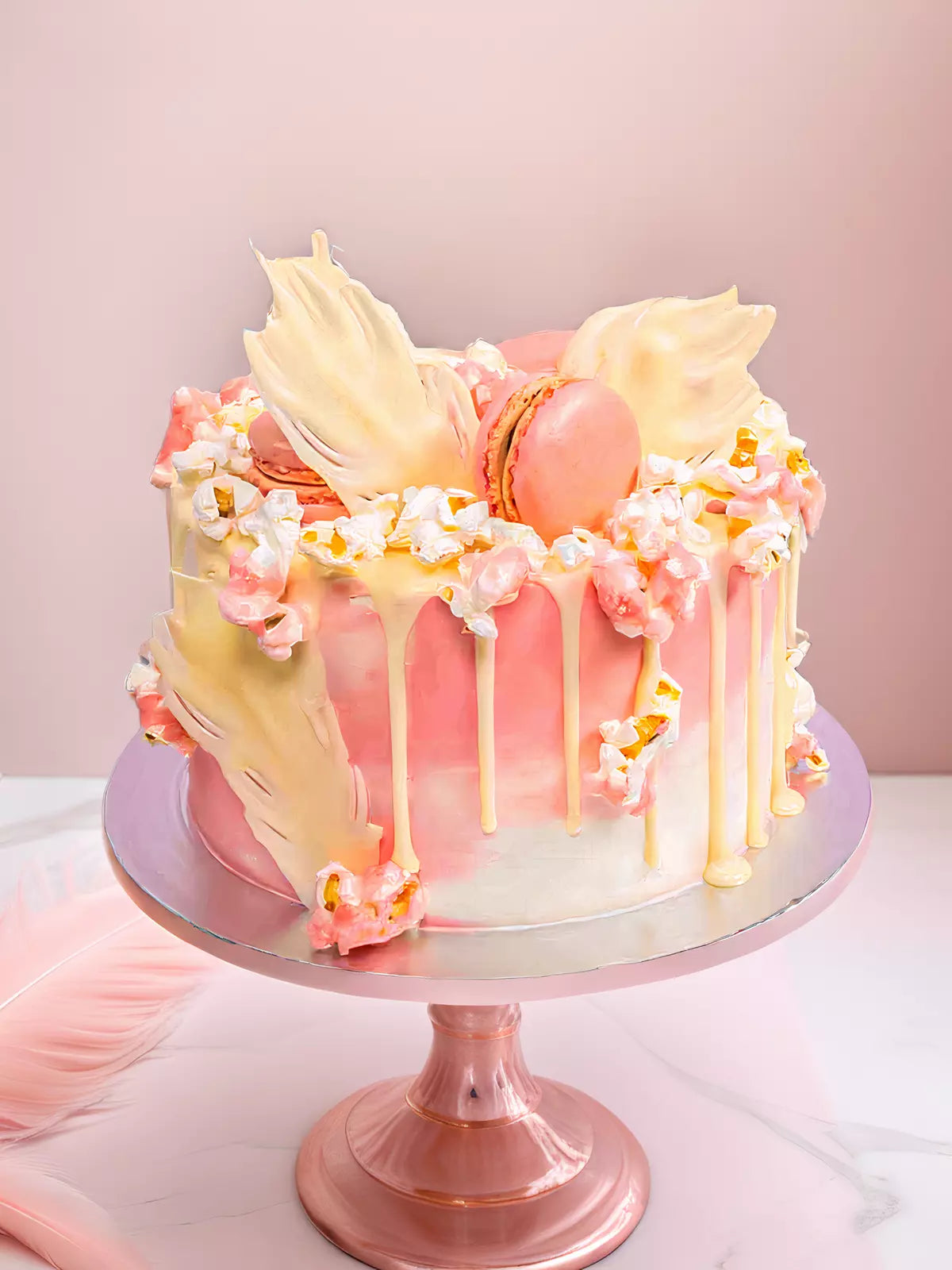 Pink Flamingo Cake - London and Surrey