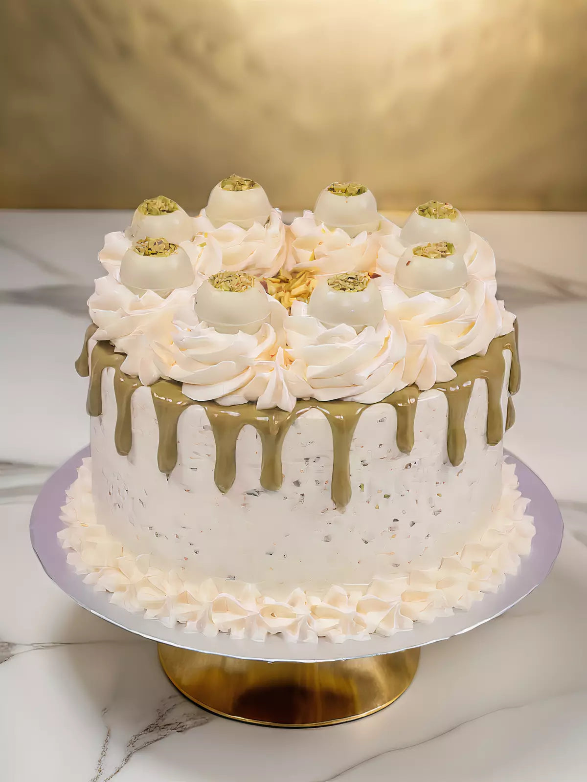 Pistachio Truffle Cake Delivered