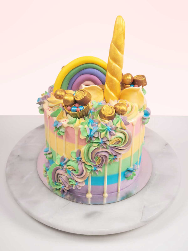 Rainbow & Unicorn Cake | Free Delivery | London & Surrey