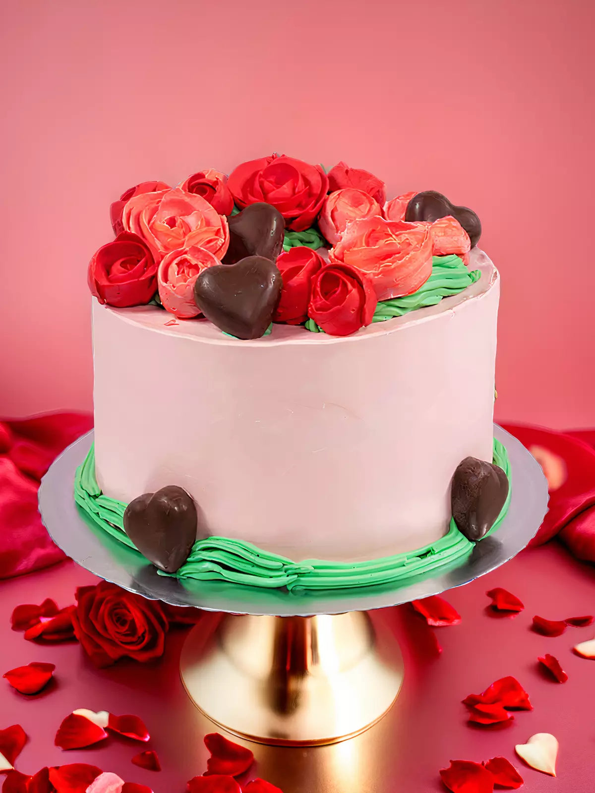 Roses Valentine's Cake London