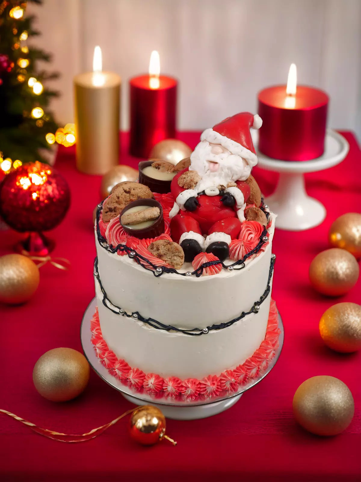 Santa Cake Delivered to Surrey