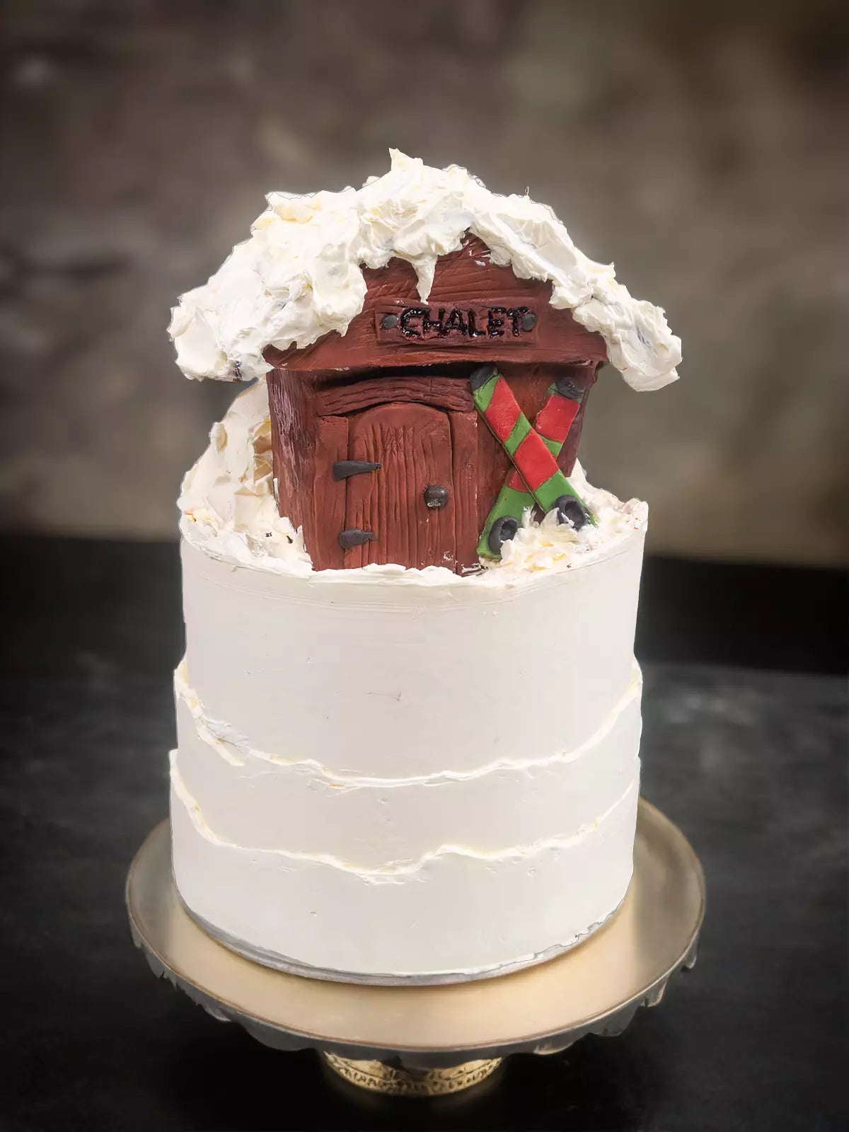 Skiing Themed Cake in London