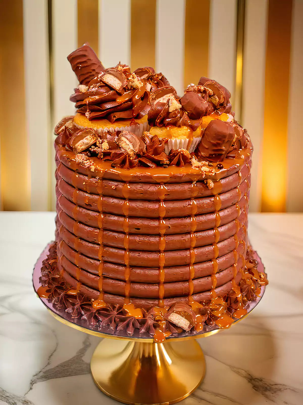 Twix Themed Cake