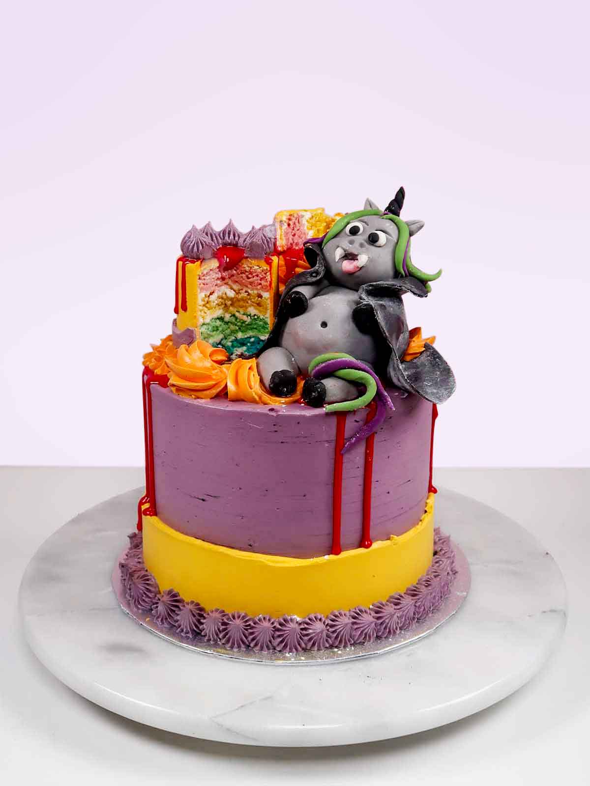 Pretty Birthday Cake With Pink Decor GIF - Happy Birthday, Friend |  SuperbWishes